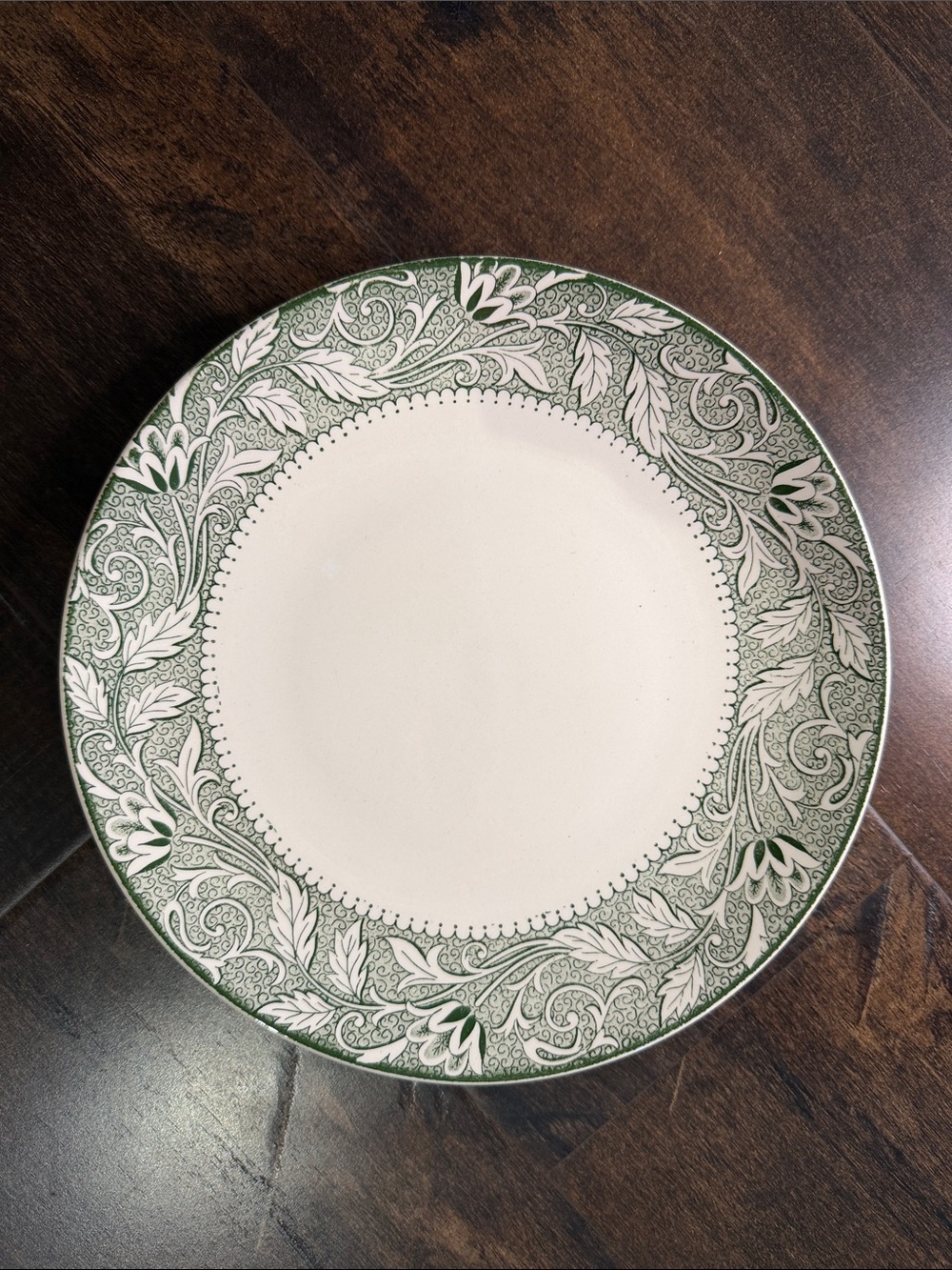 MCM vintage SCIO Pottery Company Dinner Plate “Avon” pattern